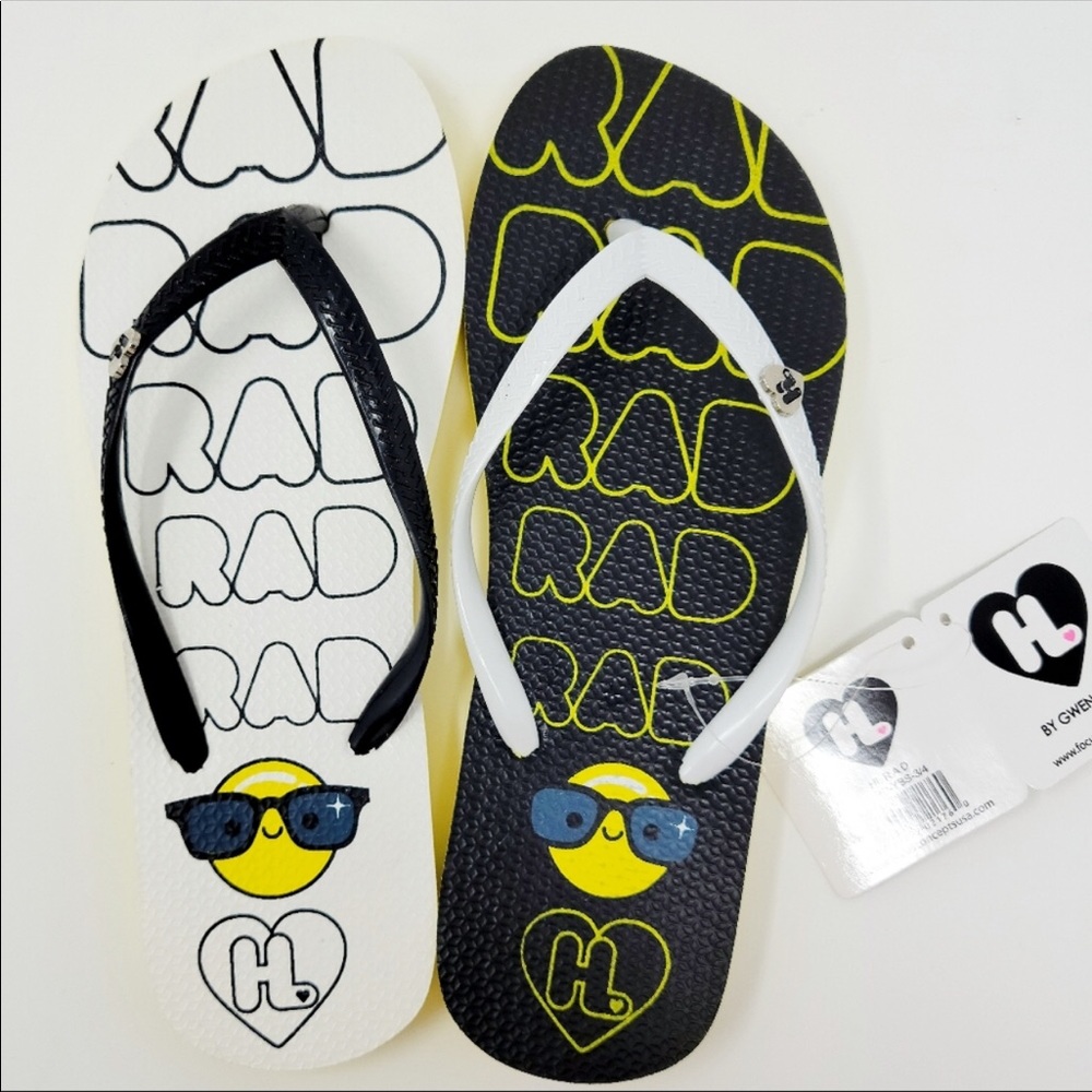 Harajuku Lovers Gwen Stefani RAD Flip Flops